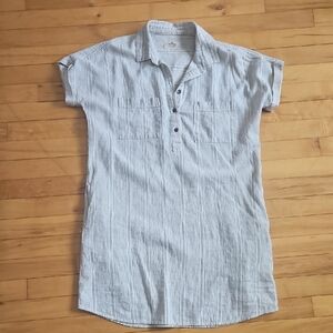 Marine Layer Sky Blue Casual Button Down Dress